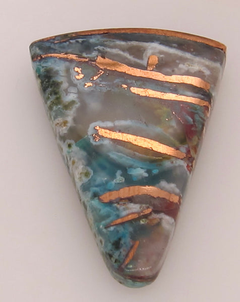 Blue Opal with Native Copper V 1001
