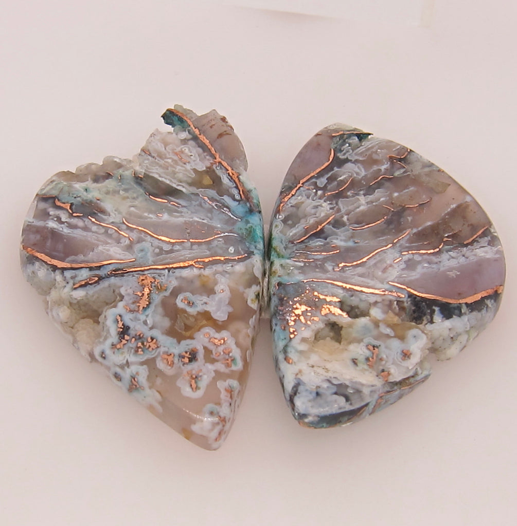 Blue Opal with Native Copper V 1005