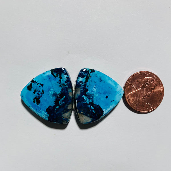 Shattuckite/Chrysocolla Pair V 825