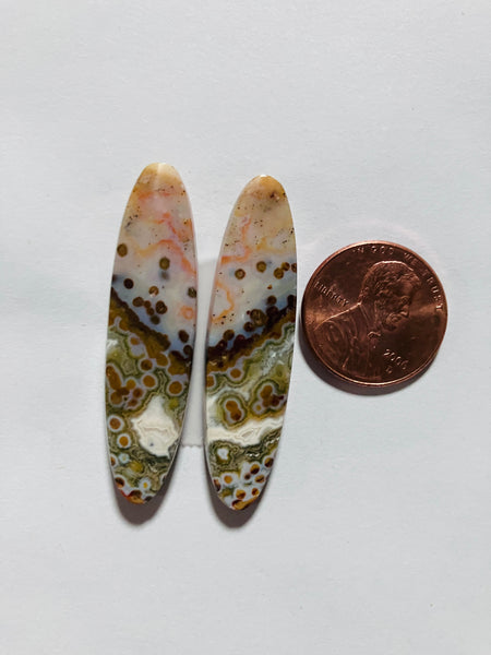 Ocean Jasper Pair V 188
