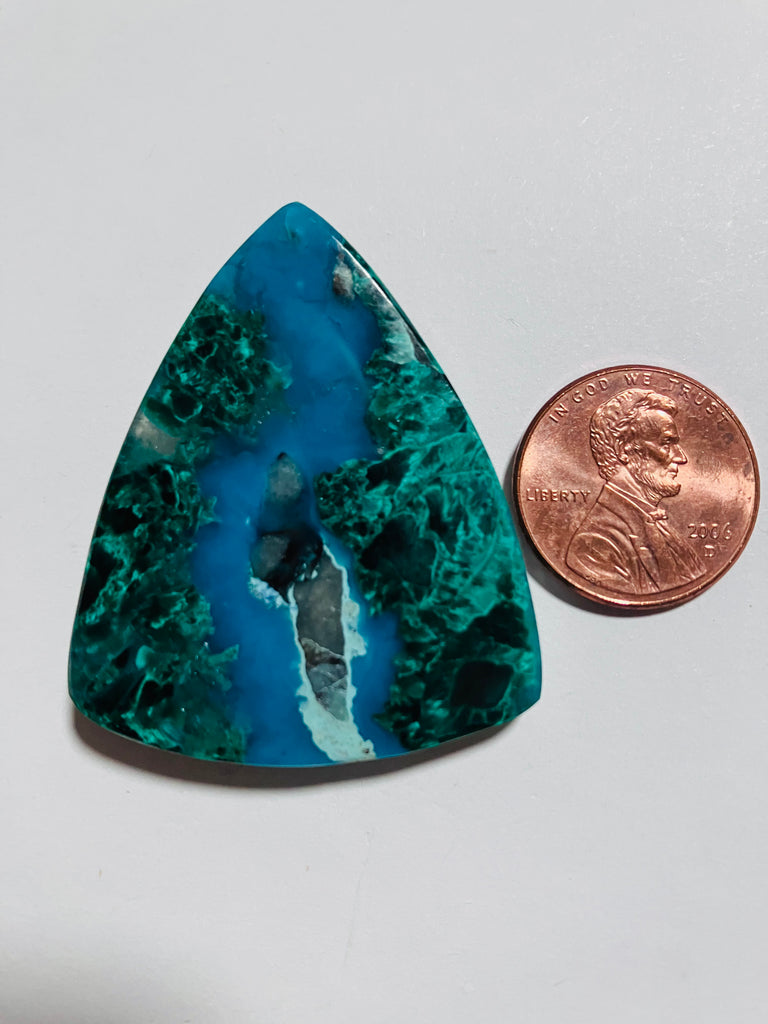 Azurite Malachite Pendant V 601