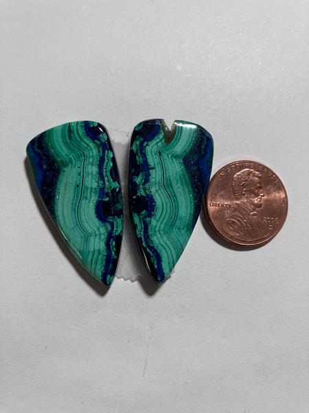 Azurite Malachite Pair V 778