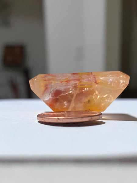 V 226 Quartz Inclusion Pendant