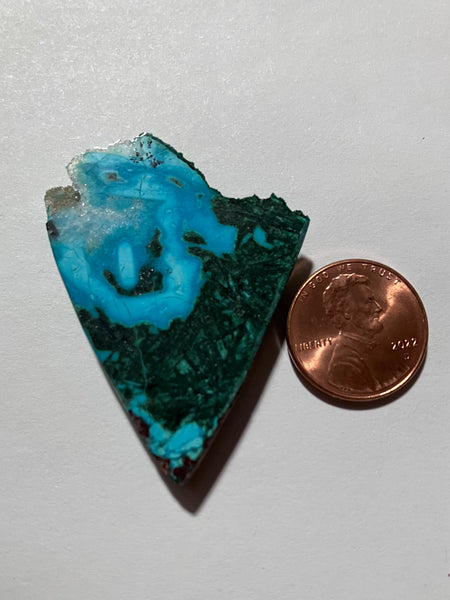 X 87 Chrysocolla Malachite Pendant