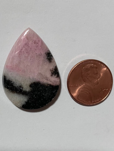 V 363 Gem Rhodonite Pendant