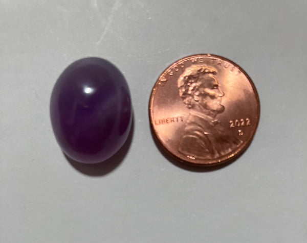 V 701 Purple Chalcedony Pendant