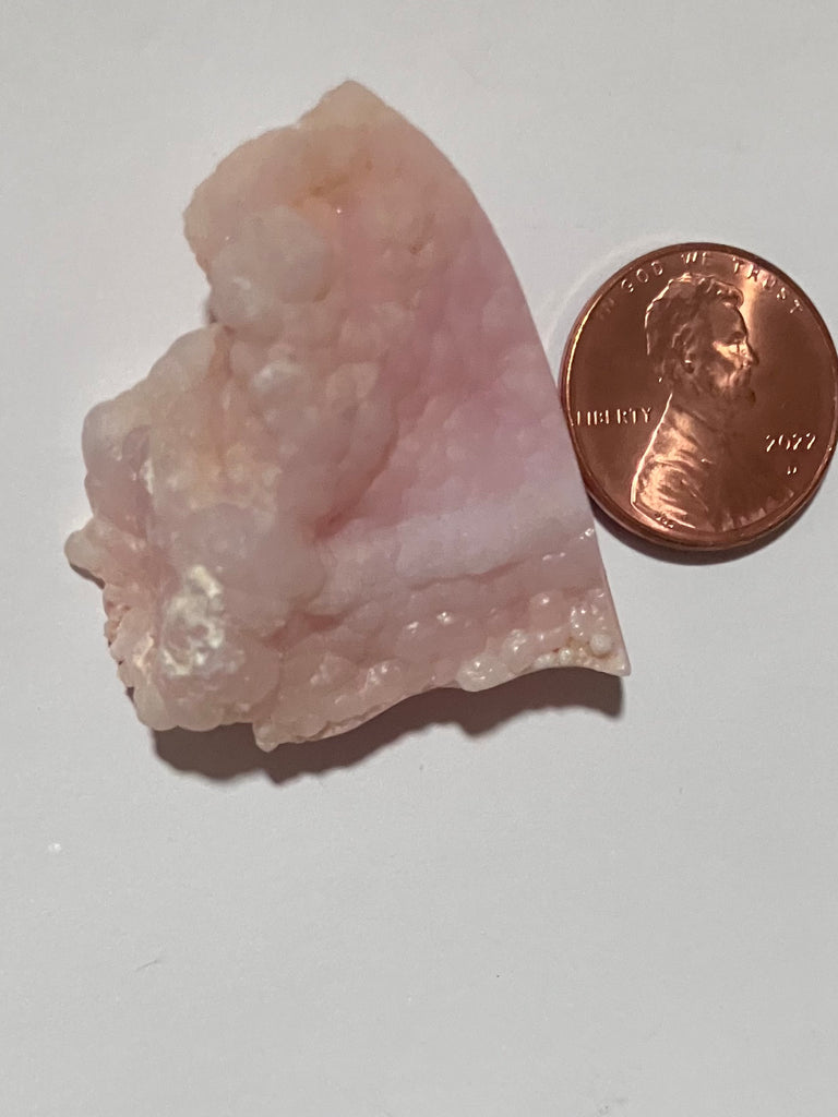 V 703 Pink Opal Chalcedony Pendant