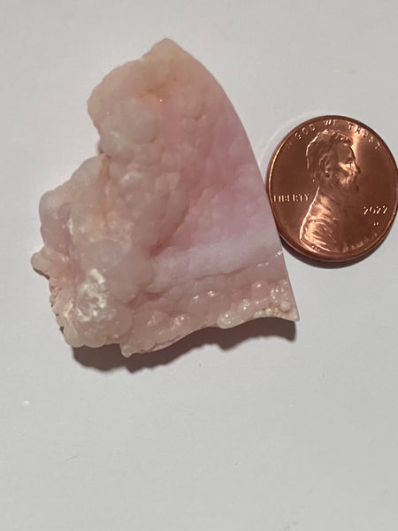 V 703 Pink Opal Chalcedony Pendant