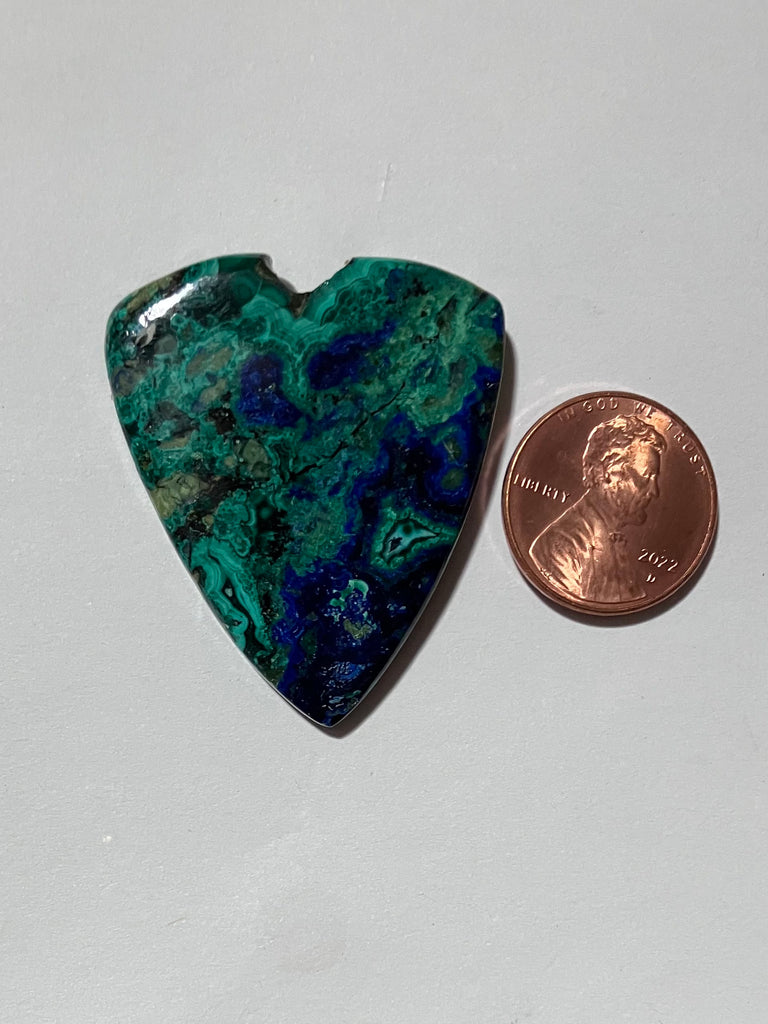 V 645 Azurite Malachite Pendant