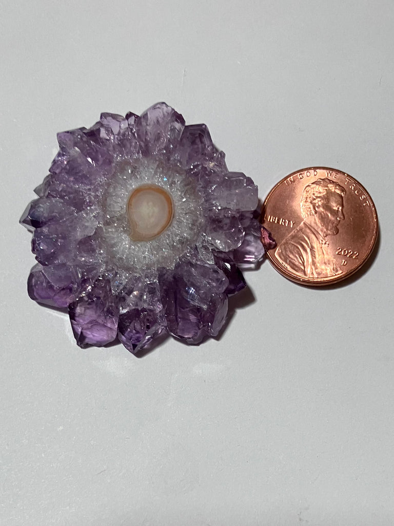 V 471 Amethyst Stalactite Slice