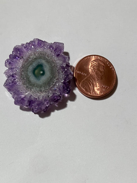 V 474 Amethyst Stalactite Slice