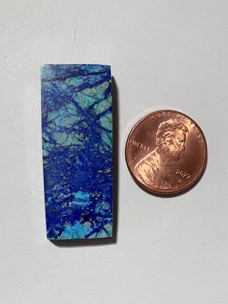 V 651 Blue Bird Azurite Pendant