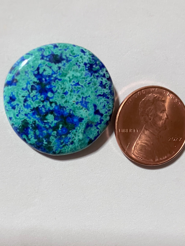 V 652 Blue Bird Azurite Pendant