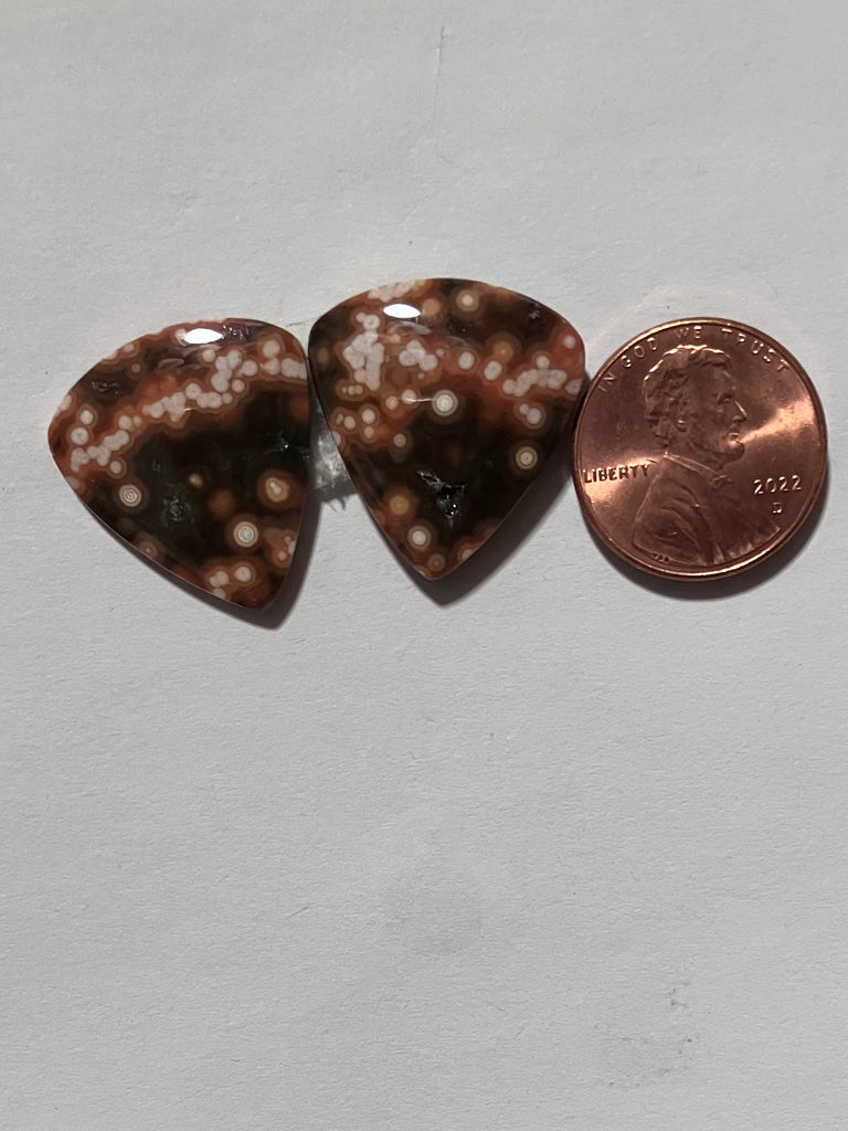 J 19 Pink River Jasper Pair