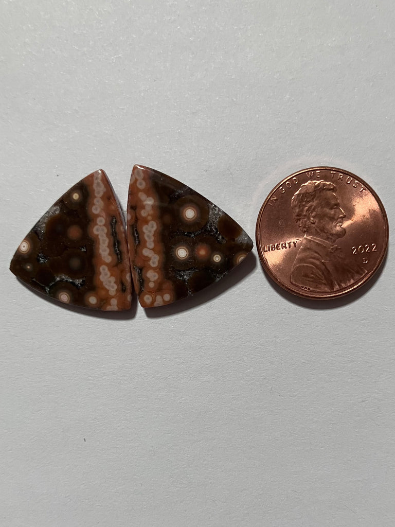 J 18 Pink River Jasper Pair