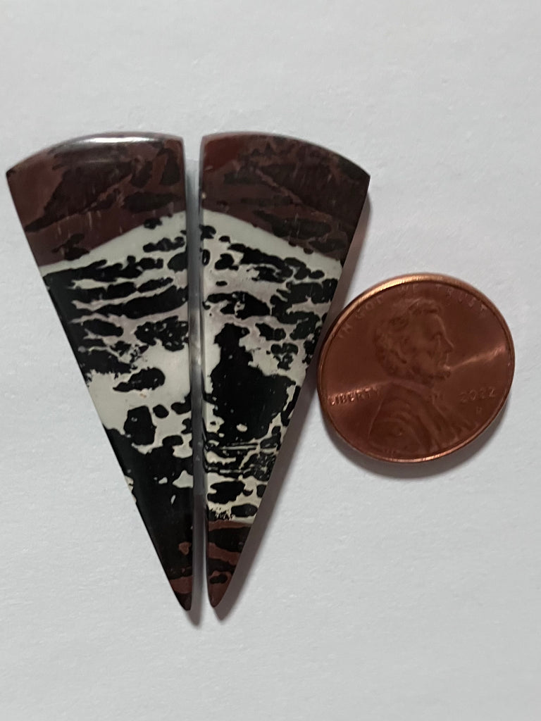 J 34 Leopard Skin Jasper Pair