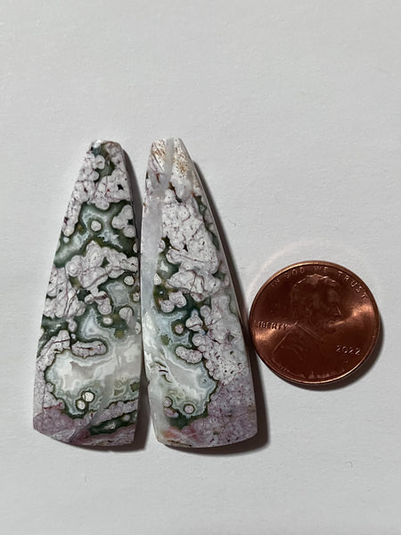 J 13 River Jasper pair