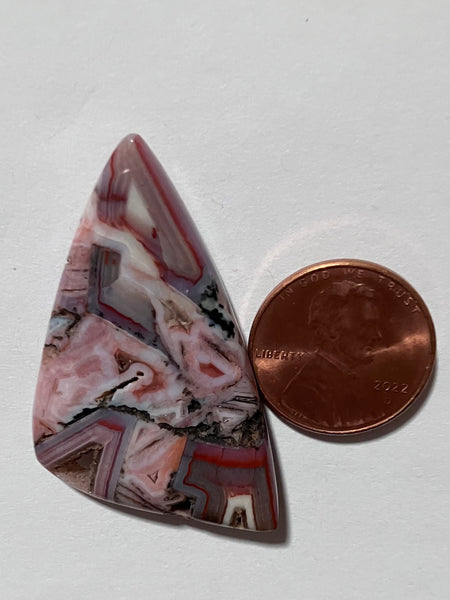 Z 72 Turkish Geometric Agate Pendant