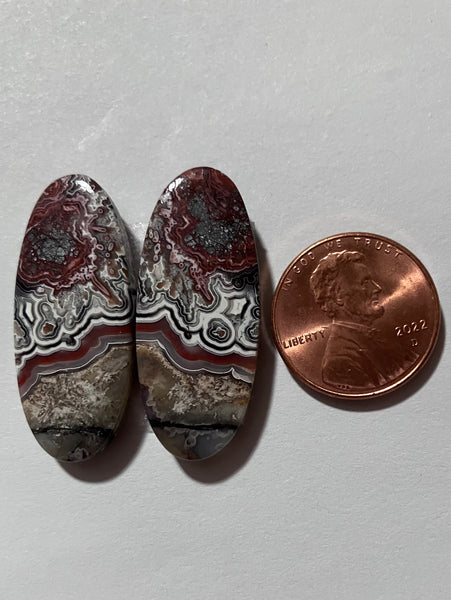 Z 59 Crazy Lace Agate Pair