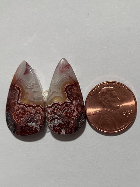 Z 57 Crazy Lace Agate Pair