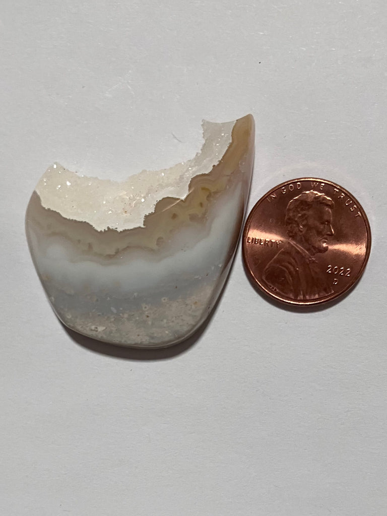 Z 51 Natural Edge Drusy Agate Pendant