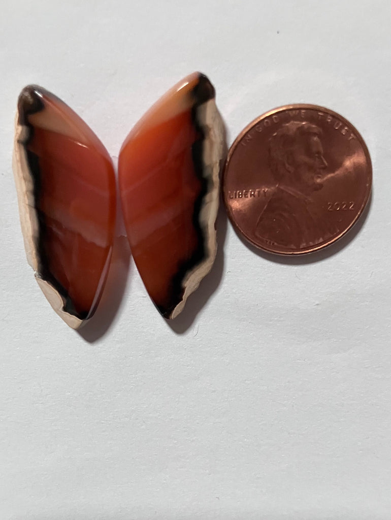 Z 45 Sumatran Agate Pair