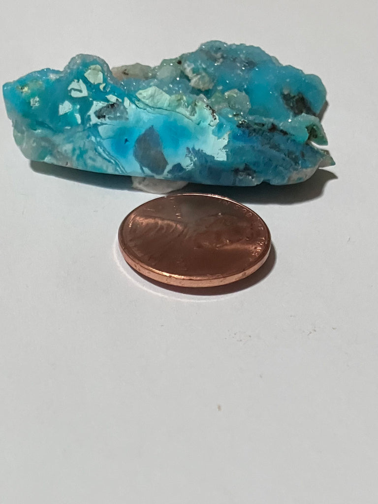 X 50 Chrysocolla Drusy Pendant