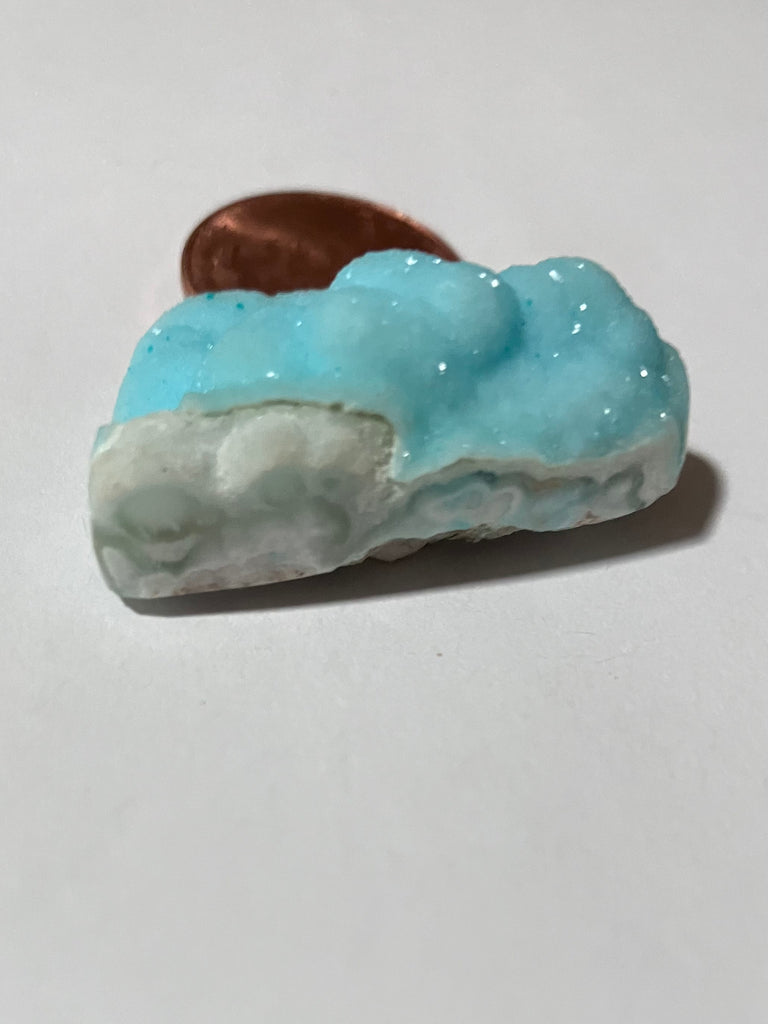 X 51 Chrysocolla (Congo) Drusy Pendant