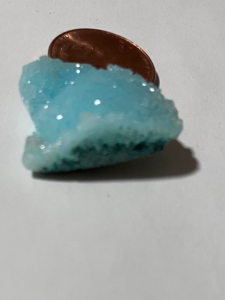 X 52 Chrysocolla (Congo) Drusy Pendant