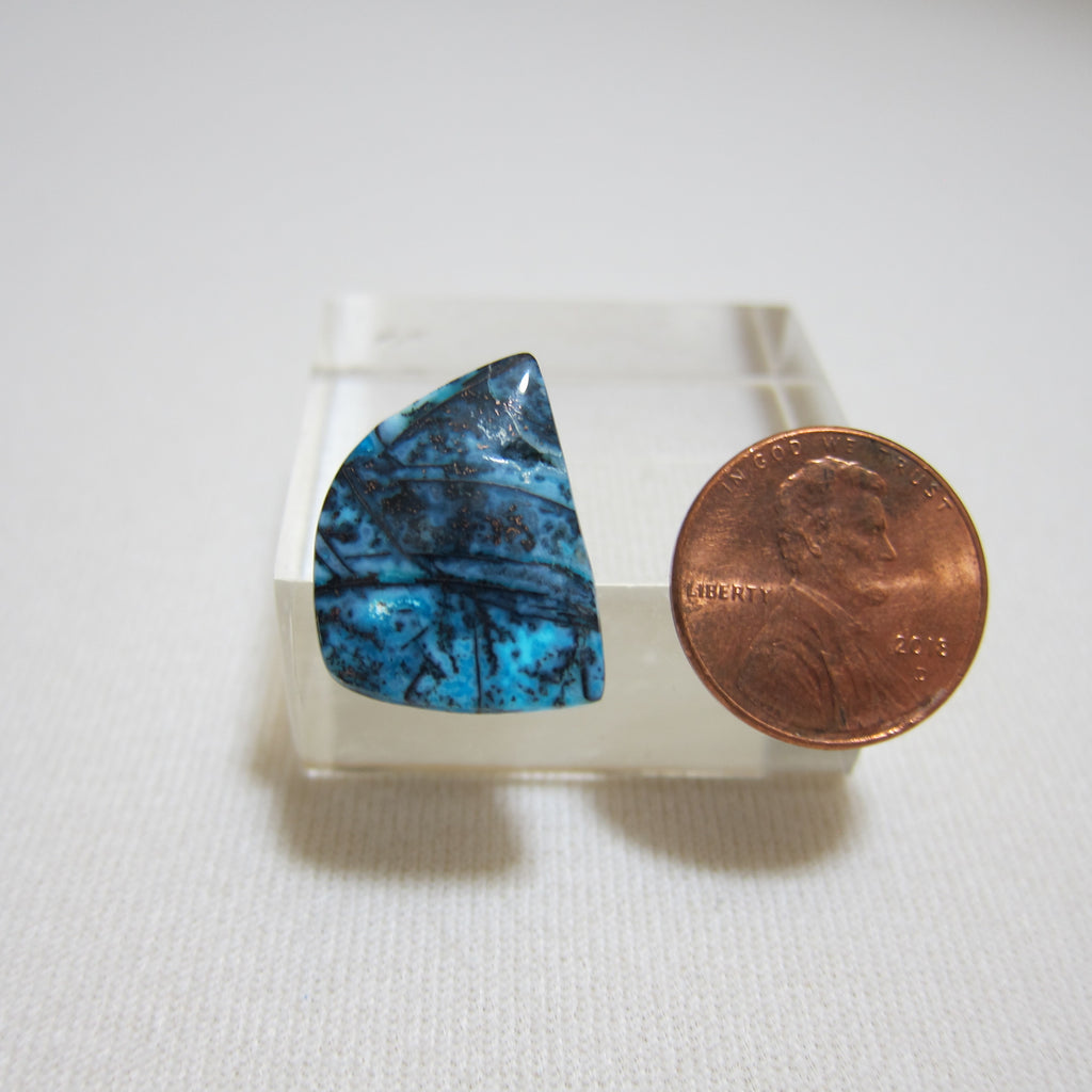Blue Opal with Native Copper V 683