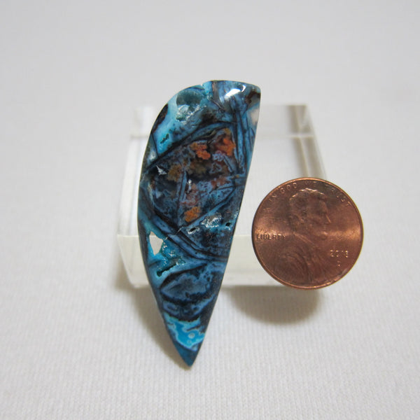 Blue Opal with Native Copper V 672