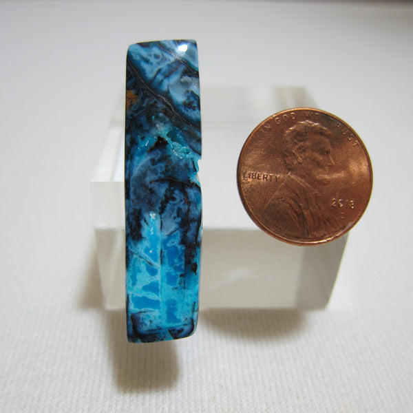Blue Opal with Native Copper V 709