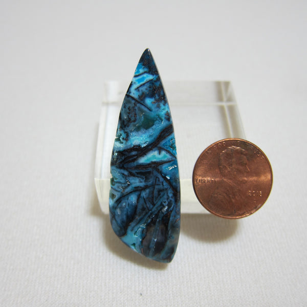 Blue Opal with Native Copper V 410