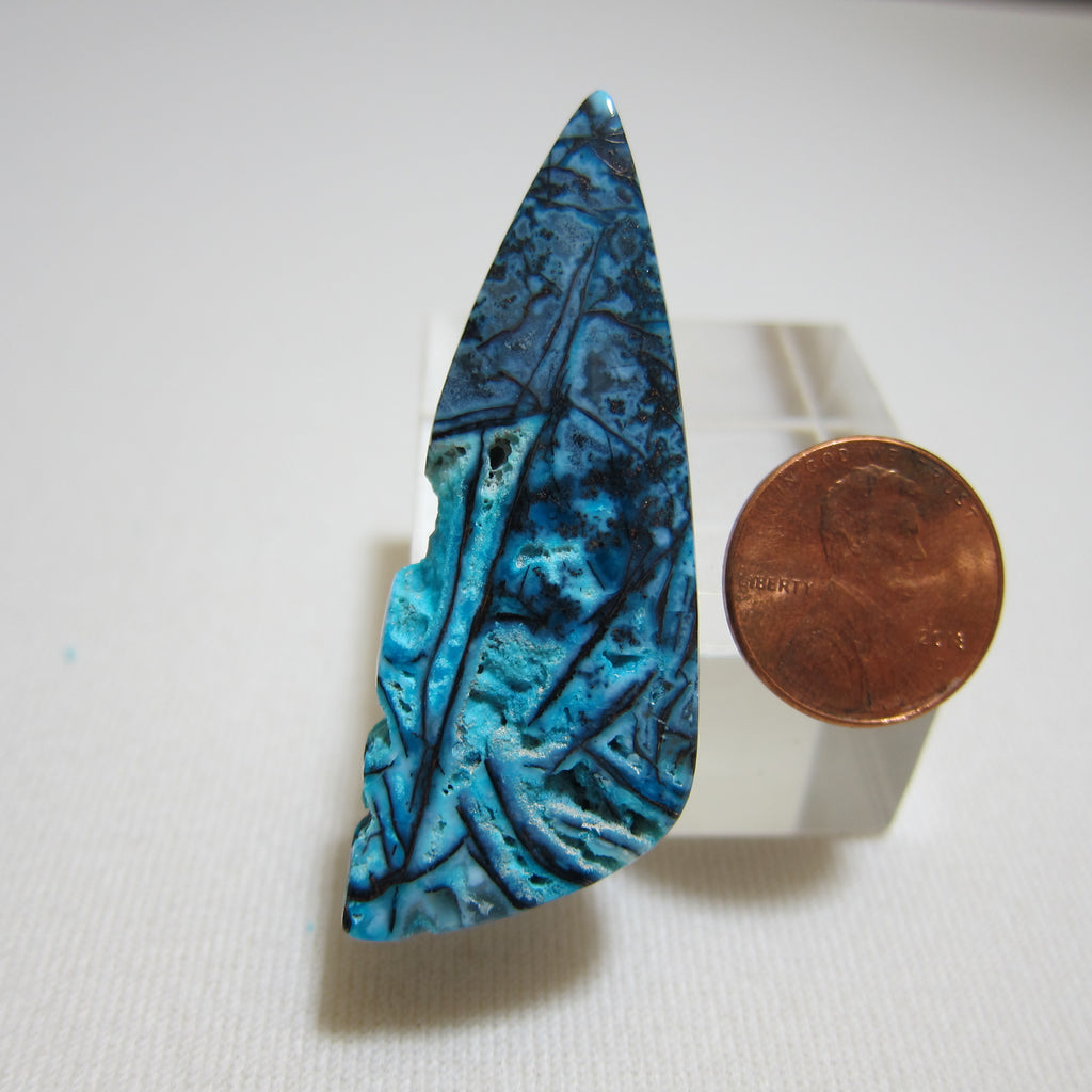 Blue Opal with Native Copper V 705