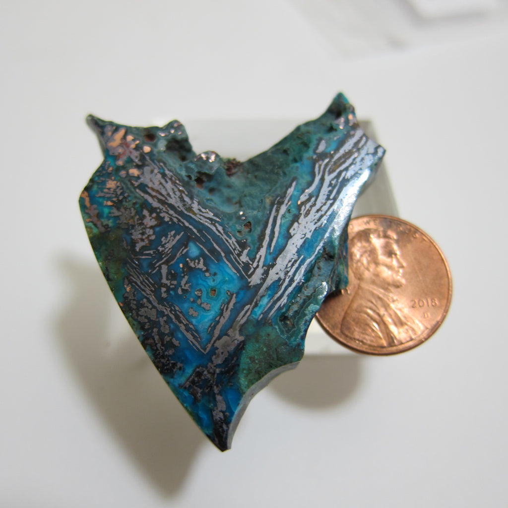 Blue Opal / Native Copper V 638