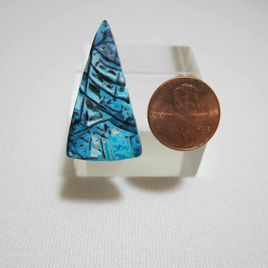 Blue Opal with Native Copper V 700