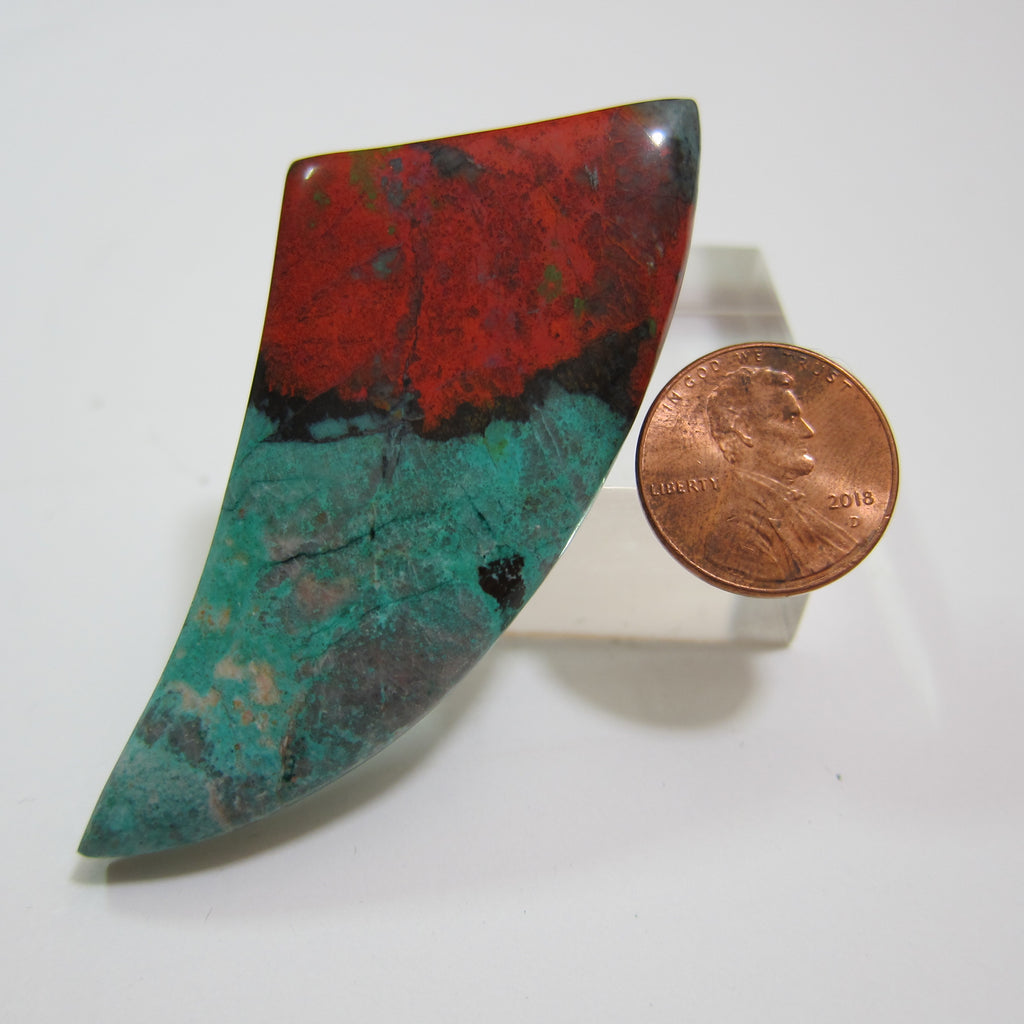 Chrysocolla Cuprite Pendant V 656