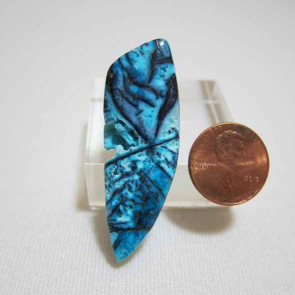 Blue Opal with Native Copper V 695