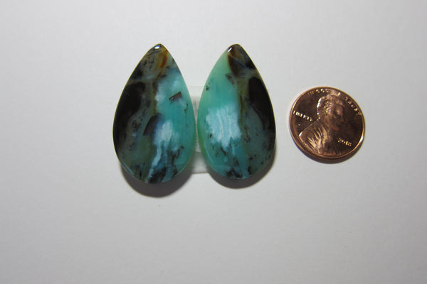 Blue Opal Pendant Y 114