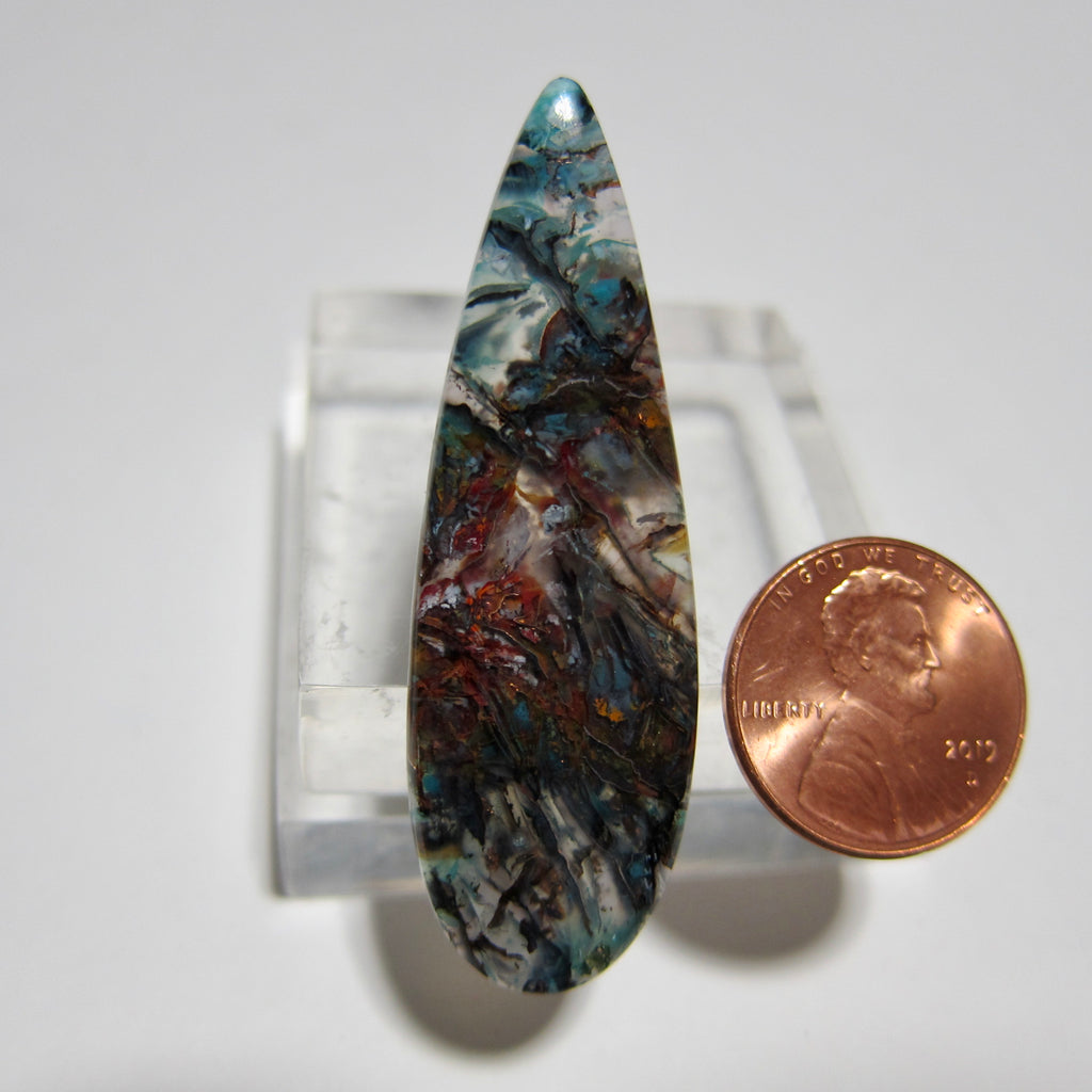 Blue Opal with Native Copper Y 132